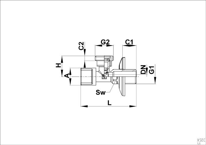 EK VENTIL KUGLA 1/2-3/4 KV552 KOVINA HZ608020 Ventili Herz Madras doo Beograd