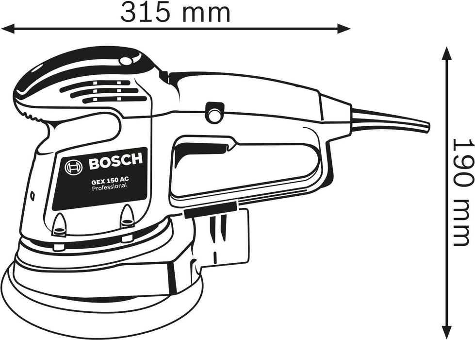 Ekscentar brusilica Bosch GEX 34-150 (0601372800) Ekscentar brusilica BOSCH BOSCH-0601372800 Madras doo Beograd