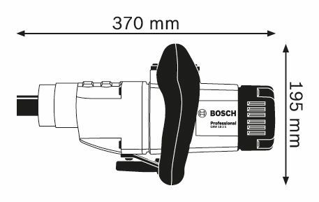 Električni mešač-mikser Bosch GRW 18-2 E; za lepak, glet masu, farbu 1800W (06011A8000) Mešač - mikser BOSCH BOSCH-06011A8000 Madras doo Beograd