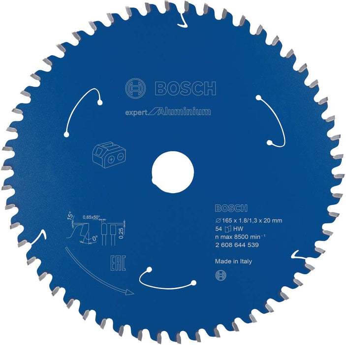 Expert for Aluminium list kružne testere za akumulatorske testere 165x1,8x20 T54 (2608902120) List kružne testere BOSCH Madras doo Beograd