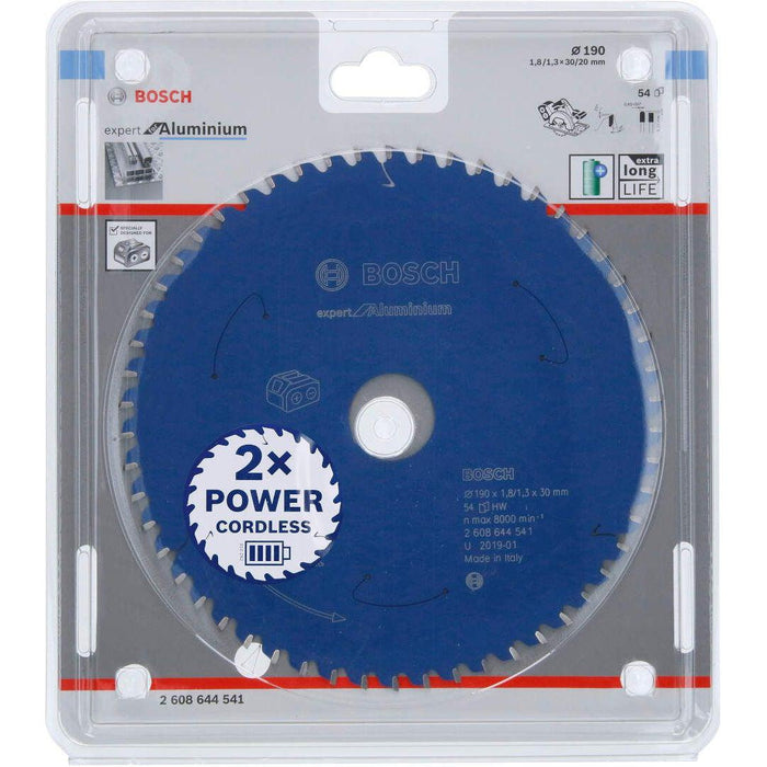 Expert for Aluminium list kružne testere za akumulatorske testere 190x1,8x30 T54 List kružne testere BOSCH BOSCH-2608644541 Madras doo Beograd