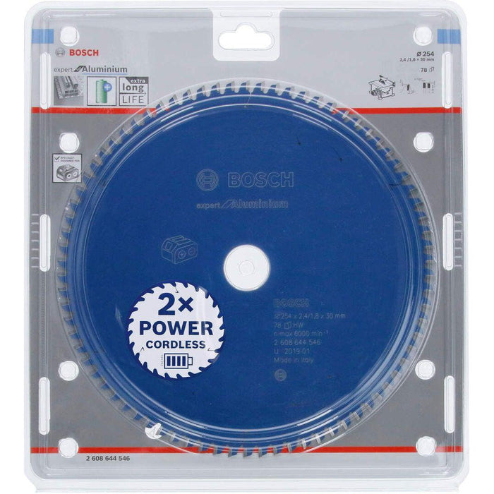 Expert for Aluminium list kružne testere za akumulatorske testere 254x2,4x30 T78 List kružne testere BOSCH BOSCH-2608644546 Madras doo Beograd