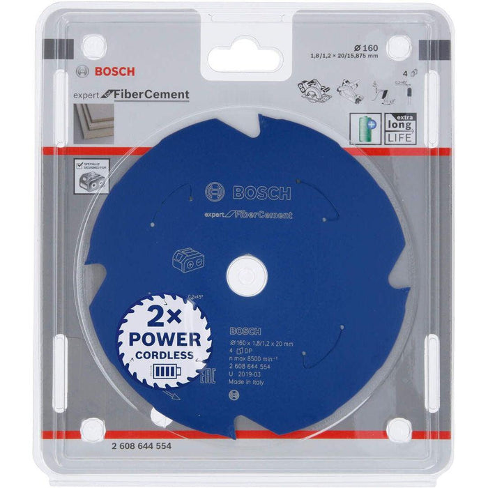 Expert for Fibre Cement list kružne testere za akumulatorske testere 160x1,8x20 T4 List kružne testere BOSCH BOSCH-2608644554 Madras doo Beograd