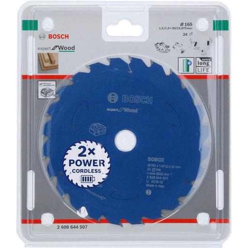 Expert for Wood list kružne testere za akumulatorske testere 165x1,5x20 T24 List kružne testere BOSCH BOSCH-2608644507 Madras doo Beograd