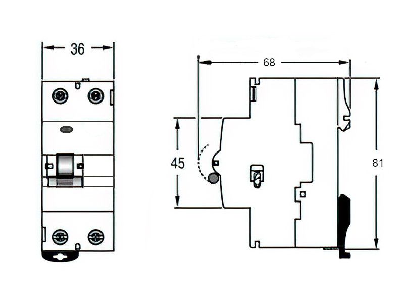FID SKLOPKA 2P 40/0.03A ACTI 9 K60N SCHNEIDER A9Z05240 Elektromaterijal Schneider Electric Madras doo Beograd