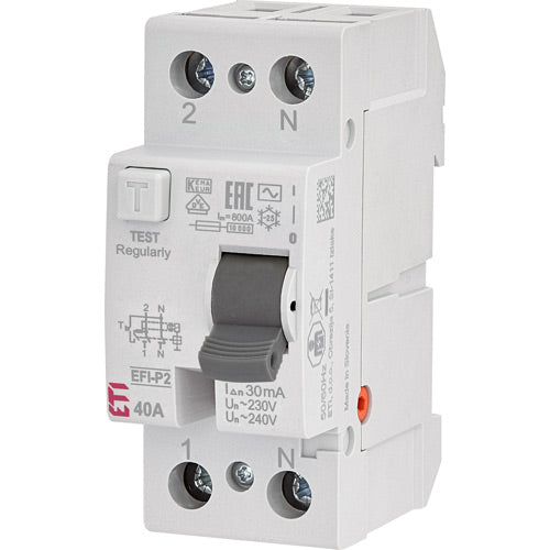 FID SKLOPKA 2P 40/0.03A ETI 002061212 Elektromaterijal ETI Madras doo Beograd