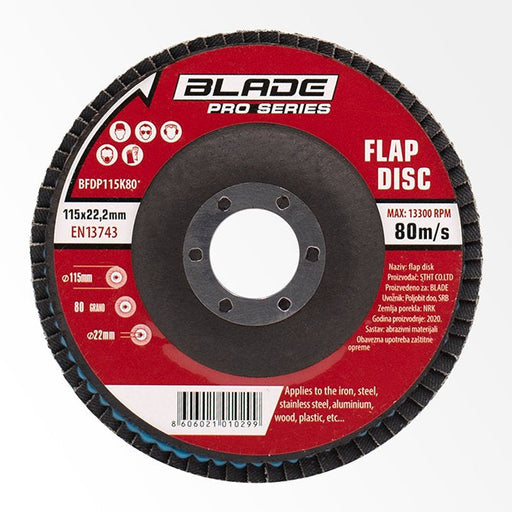 Flap disk (lamelni) Premium - BLADE BFDP pbit BLADE BFDP115K60 Madras doo Beograd