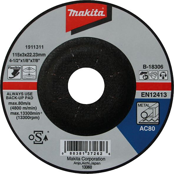 Fleksibilni brusni disk za metal Makita B-18306 Pribor MAKITA Madras doo Beograd