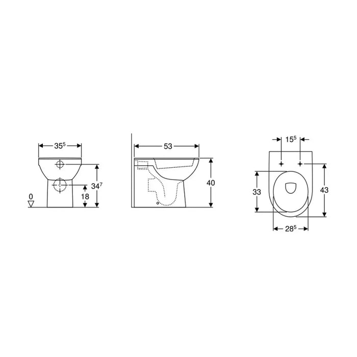 GEBERIT SELNOVA WC ŠOLJA PODNA 500.286.01.1 WC SOLJA GEBERIT Madras doo Beograd