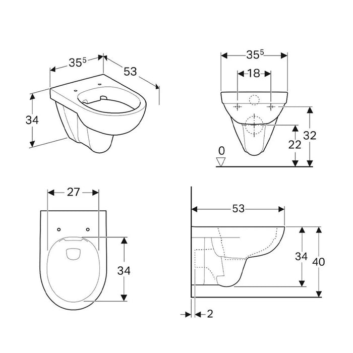 GEBERIT WC ŠOLJA KONZOLNA SELNOVA SA WC DASKOM 501.751.00.1 RIMFREE WC SOLJA Geberit Madras doo Beograd