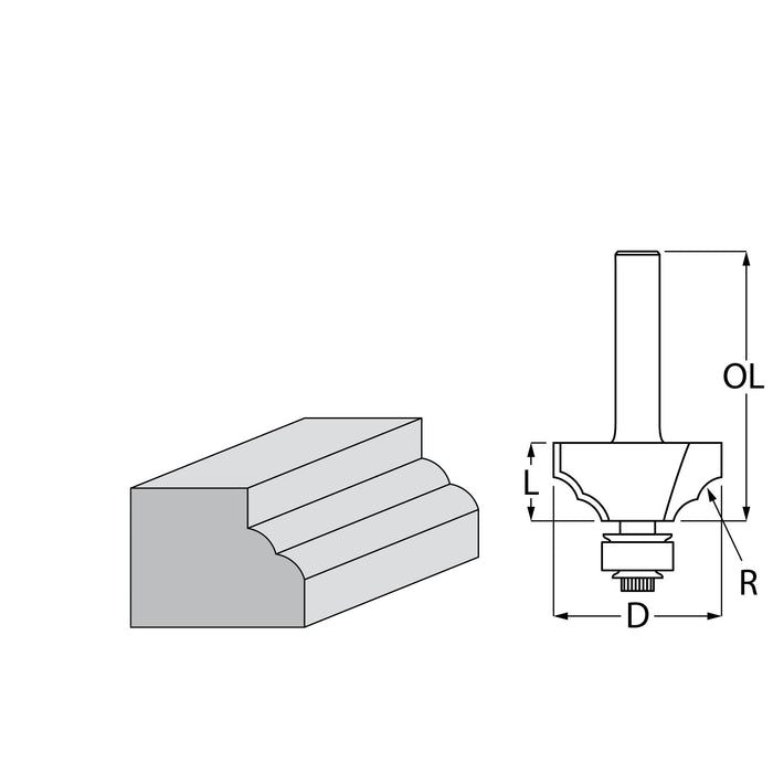 Glodalo za dvostruke ivice Makita D-48577 Glodala MAKITA Madras doo Beograd