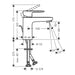 HANSGROHE VERNIS BLEND 100 SLAVINA SA PODSKLOPOM 71551000 Baterije za lavabo Hansgrohe Madras doo Beograd