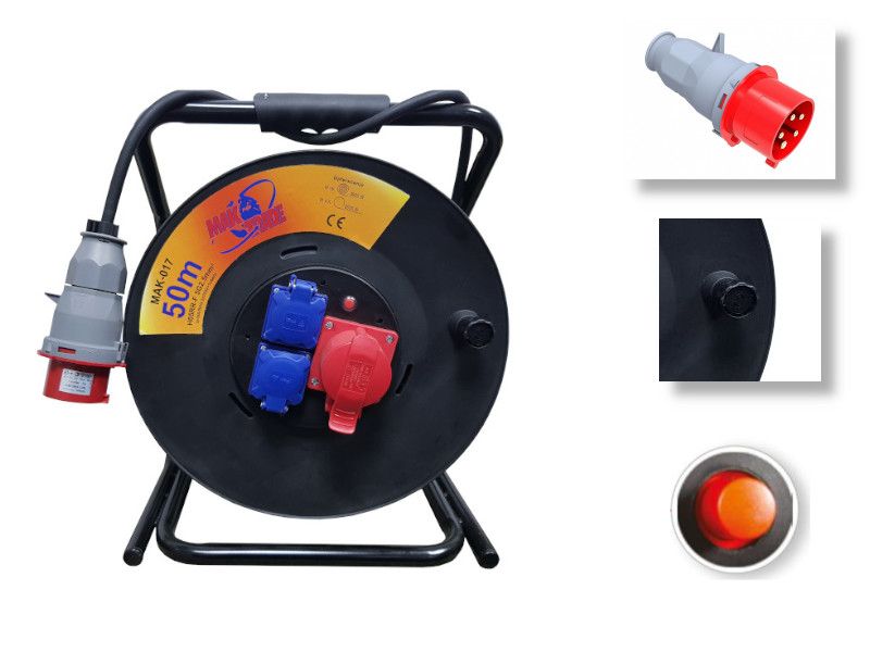 KABLOVSKA MOTALICA MAK-017 H05VV-F 5G2.5 50met 2x250V+1x440V~ PVC Motalica MakTrade Madras doo Beograd