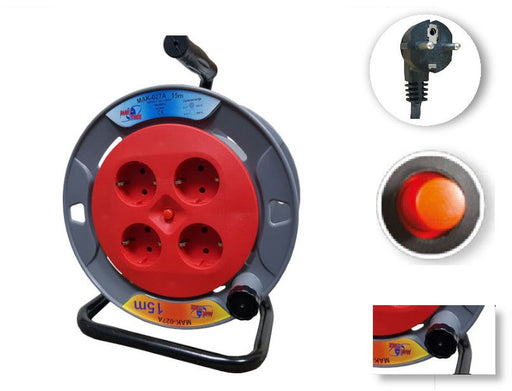 KABLOVSKA MOTALICA MAK-027A H05VV-F 3G1.5 15met 4x250V~ PVC Motalica MakTrade Madras doo Beograd