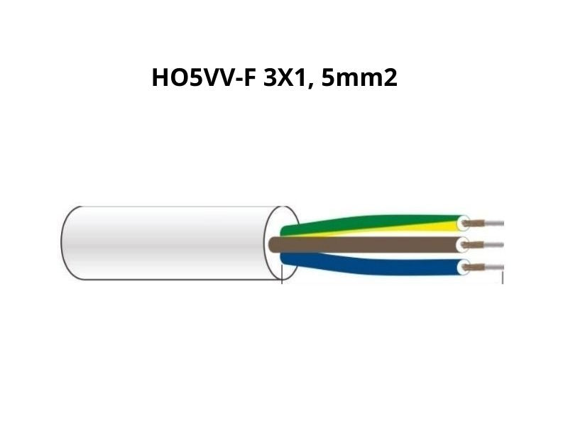 KABLOVSKA MOTALICA MAK-034A H05VV-F 3G1.5 50met 4x250V~ PVC (178013) Motalica MakTrade Madras doo Beograd