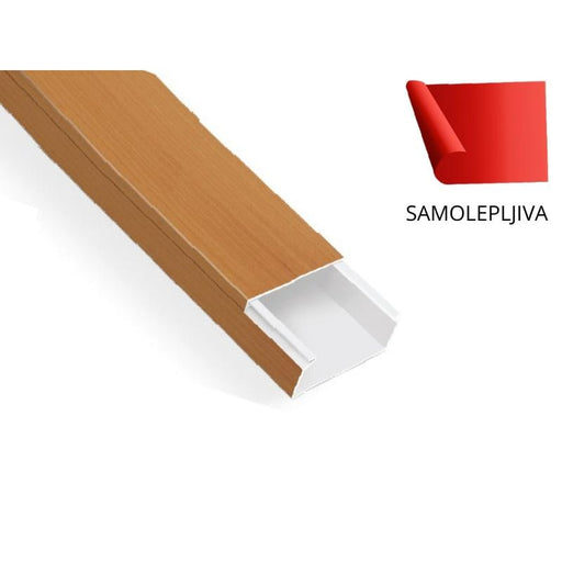 KANALICA SAMOLEPLJIVA EKO BUKVA 15X10X2000 Kanalice MakTrade Madras doo Beograd