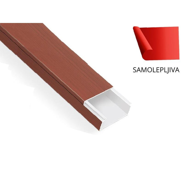 KANALICA SAMOLEPLJIVA EKO TAMNI ORAH 25X25X2000 Kanalice MakTrade Madras doo Beograd