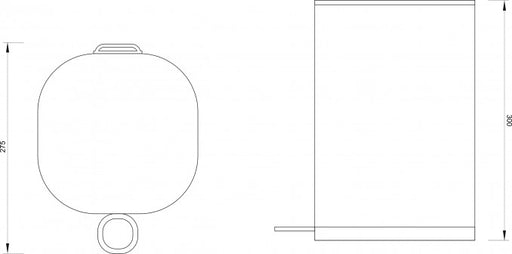 Kanta za otpatke CONCEPT 5L (C-07-005-CO) Kante za otpatke Concept Madras doo Beograd