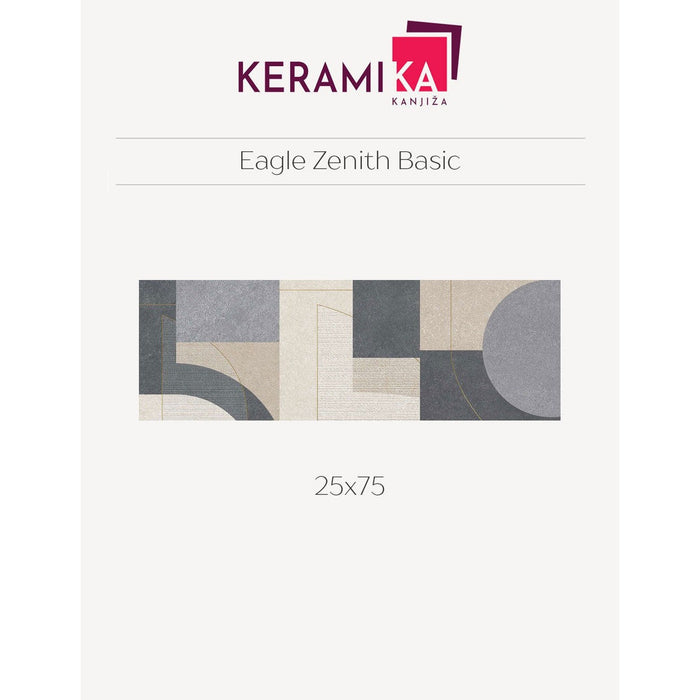 Keramika Kanjiža EAGLE ZENITH BASIC 25x75 Zidne pločice Keramika Kanjiža KKA010 Madras doo Beograd