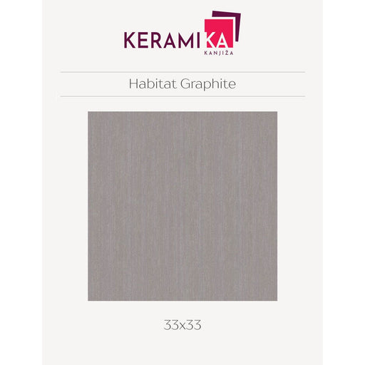 Keramika Kanjiža HABITAT GRAPHITE 33X33 Podne/Zidne pločice Keramika Kanjiža KKA055 Madras doo Beograd