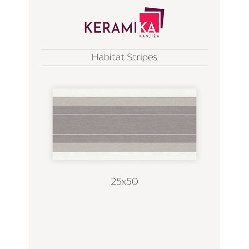 Keramika Kanjiža HABITAT STRIPES 25X50 Zidne pločice Keramika Kanjiža KKA052 Madras doo Beograd