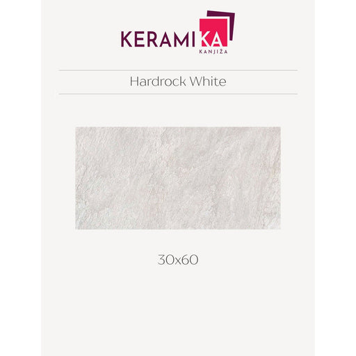 Keramika Kanjiža HARDROCK WHITE 30x60 Podne/Zidne pločice Keramika Kanjiža KKA067 Madras doo Beograd