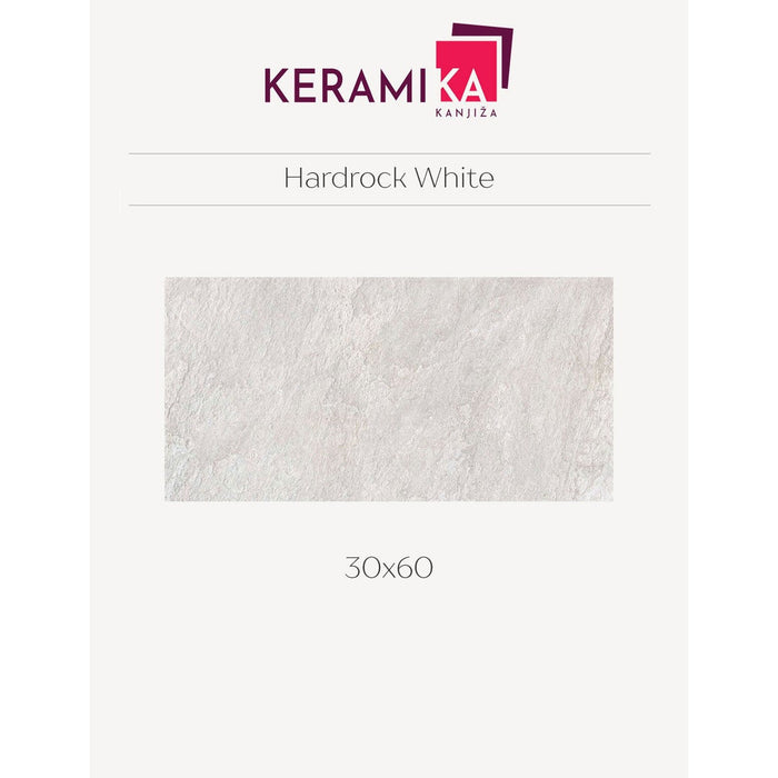 Keramika Kanjiža HARDROCK WHITE 30x60 Podne/Zidne pločice Keramika Kanjiža KKA067 Madras doo Beograd