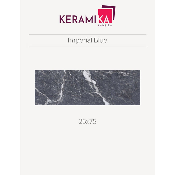 Keramika Kanjiža IMPERIAL BLUE 75x25 Zidne pločice Keramika Kanjiža KKA020 Madras doo Beograd