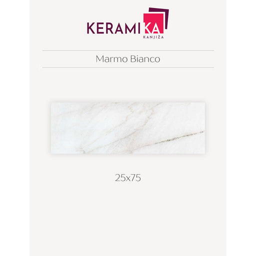 Keramika Kanjiža MARMO BIANCO 25x75 Zidne pločice Keramika Kanjiža KKA023 Madras doo Beograd