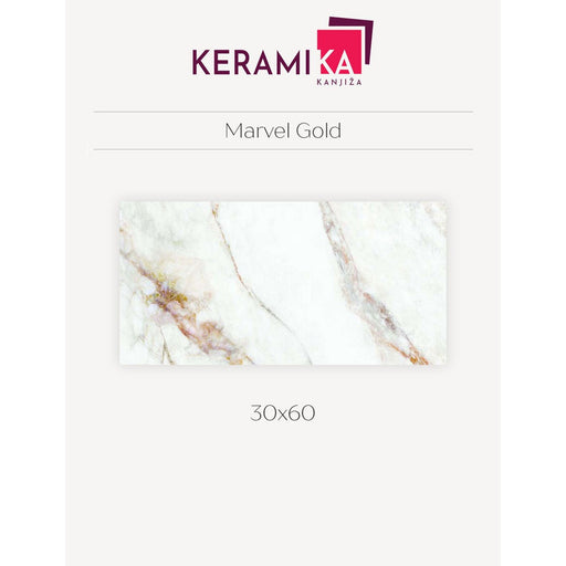 Keramika Kanjiža MARVEL GOLD 30x60 Zidne pločice Keramika Kanjiža KKA101 Madras doo Beograd