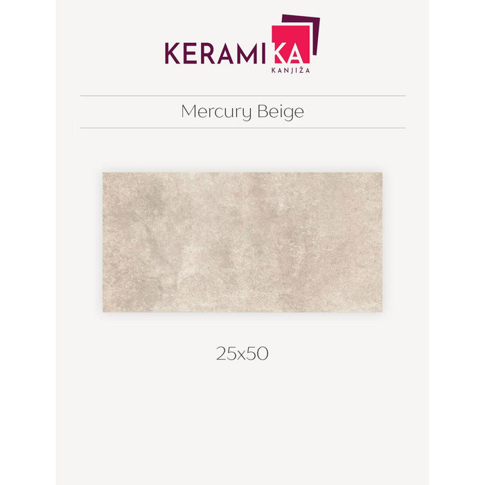 Keramika Kanjiža MERCURY BEIGE 25x50 Zidne pločice Keramika Kanjiža KKA058 Madras doo Beograd