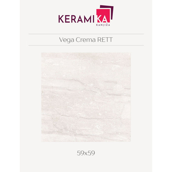 Keramika Kanjiža VEGA CREMA 59X59 RETT Podne/Zidne pločice Keramika Kanjiža KKA087 Madras doo Beograd