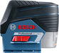 Kombinovani laser Bosch GCL 2-50 C Solo; bez baterija i punjača; sa nosečem sa štipaljkom; L-Boxx (0601066G08) Linijski laser 180° kombinovani BOSCH BOSCH-0601066G08 Madras doo Beograd