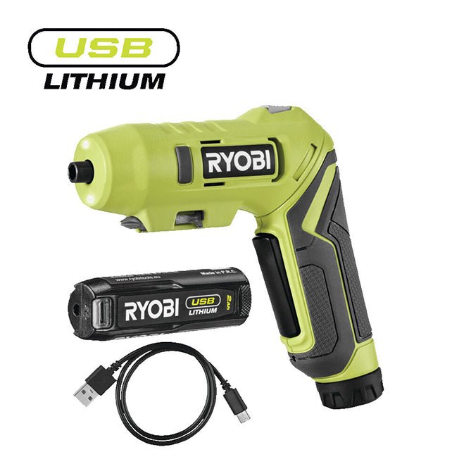 Kompaktni bežični okretni odvijač USB Lithium™ 4V (2,0 Ah) - RYOBI RSDP4-120G pbit RYOBI RSDP4-120G Madras doo Beograd