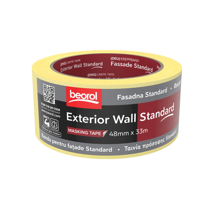 Krep traka Facade Standard 48mm x 33m, 80ᵒC (FASK4833) Krep traka BEOROL FASK4833 Madras doo Beograd