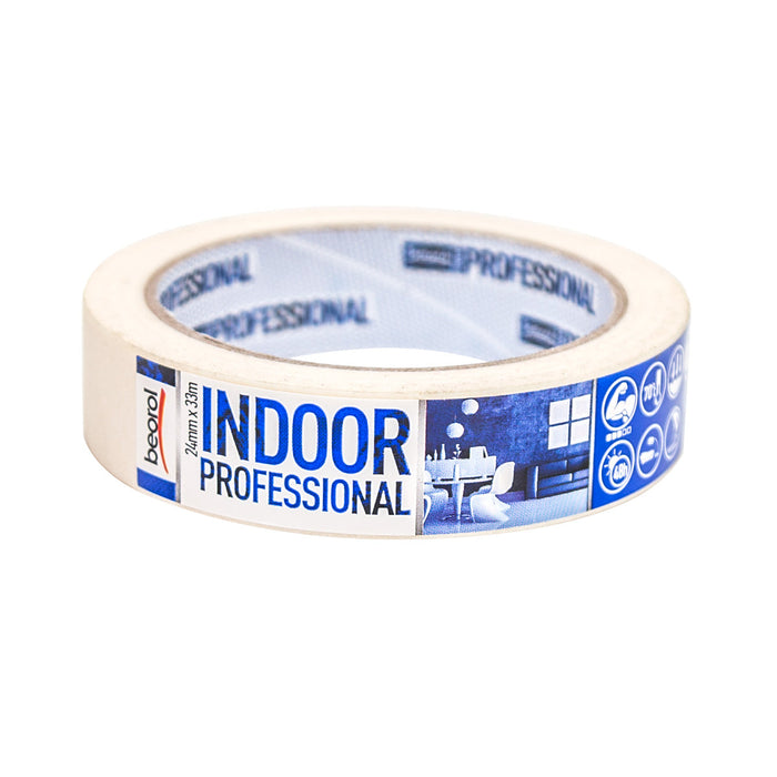 Krep traka Indoor Professional, 24mm x 33m, 70ᵒC (BK24) Krep traka BEOROL BK24 Madras doo Beograd