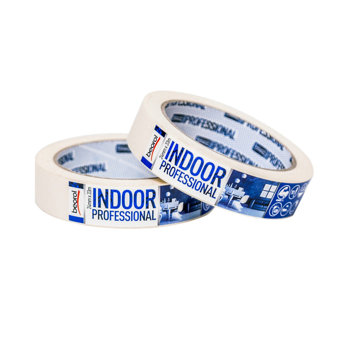 Krep traka Indoor Professional, 24mm x 33m, 70ᵒC (BK24) Krep traka BEOROL BK24 Madras doo Beograd