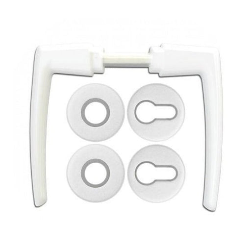 Kvaka MARA za drvena vrata, sa ROZETOM-CILINDAR, bronzana BANE (1600.88.249) alat Madras doo Beograd Madras doo Beograd