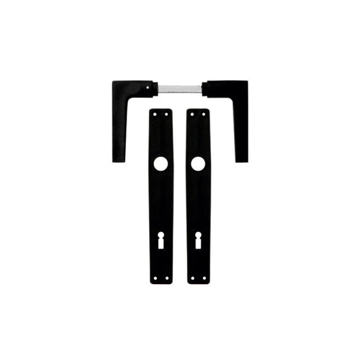 Kvaka PVC za drvena vrata CILINDAR, crna BANE (1600.18.632) alat Madras doo Beograd Madras doo Beograd