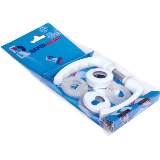 Kvaka RAPID za drvena vrata, ROZETNA CILINDAR, srebrna alat Madras doo Beograd Madras doo Beograd