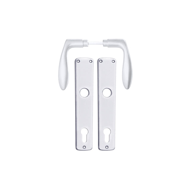 Kvaka TINA za drvena vrata CILINDAR, srebrna BANE (1600.22.218) alat Madras doo Beograd Madras doo Beograd