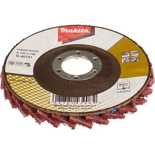 Lamelni disk za površinsko tretiranje – fiberglas Makita B-40761 Pribor MAKITA Madras doo Beograd