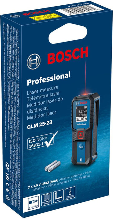 Laserski daljinomer Bosch GLM 25-23 Professional 25m (0601072W00) Laserski daljinomer BOSCH Madras doo Beograd
