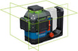 Laserski nivelator zelenog zraka Bosch GLL 18V-120-33 CG 3x360° 120m domet u L-Boxx koferu (0601065101) Laserski nivelator BOSCH Madras doo Beograd
