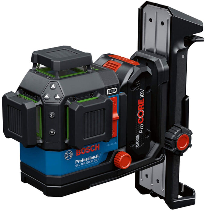 Laserski nivelator zelenog zraka Bosch GLL 18V-120-33 CG 3x360° 120m domet u L-Boxx koferu (0601065101) Laserski nivelator BOSCH Madras doo Beograd
