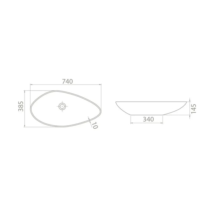 LAVABO 74x38 OLIVE 71300 Turkuaz Lavaboi TURKUAZ Madras doo Beograd