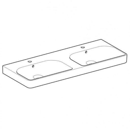 LAVABO DUPLI 120X48 GEBERIT SMYLE SQUARE 500.223.01.1 Lavaboi Geberit Madras doo Beograd
