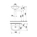 Lavabo Jika OLYMP 45x37 (JI8156120001041) Lavaboi Jika JI8156120001041 Madras doo Beograd