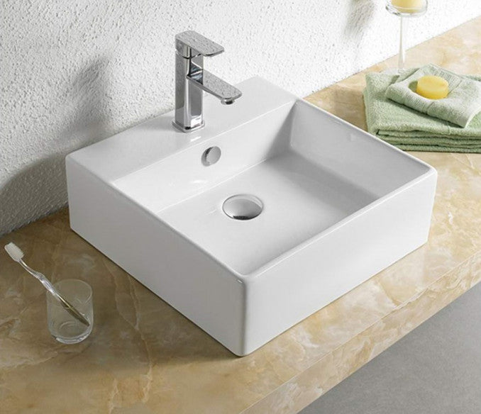 Lavabo nadgradni MINOTTI 460x460x145 sa otvorom za slavinu (7000) Lavaboi Minotti 7000 Madras doo Beograd