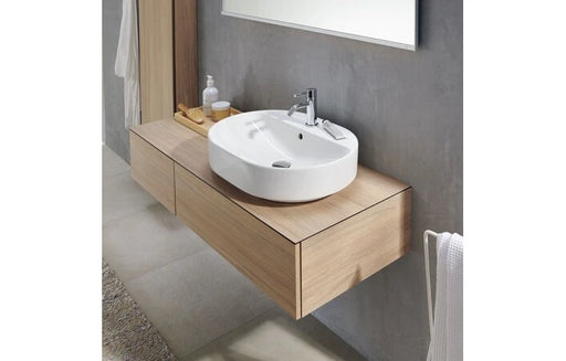 LAVABO NADGRADNI NA RAVNU PLOČU ELIPSA 500X400 GEBERIT 500.775.01.2 Lavaboi Geberit Madras doo Beograd